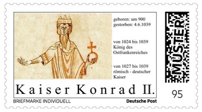 Marke individuel 15 Konrad II.
