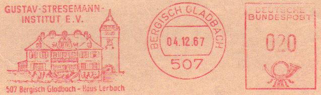 Stresemann Bergisch Gladbach 1967