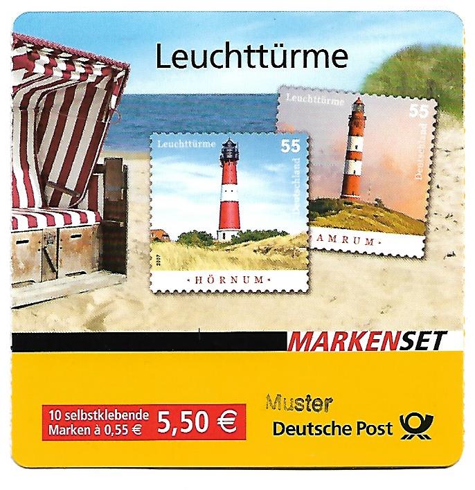 Markenheftchen Leuchttürme